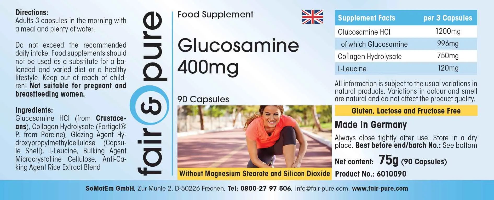 Glucosamina 400mg