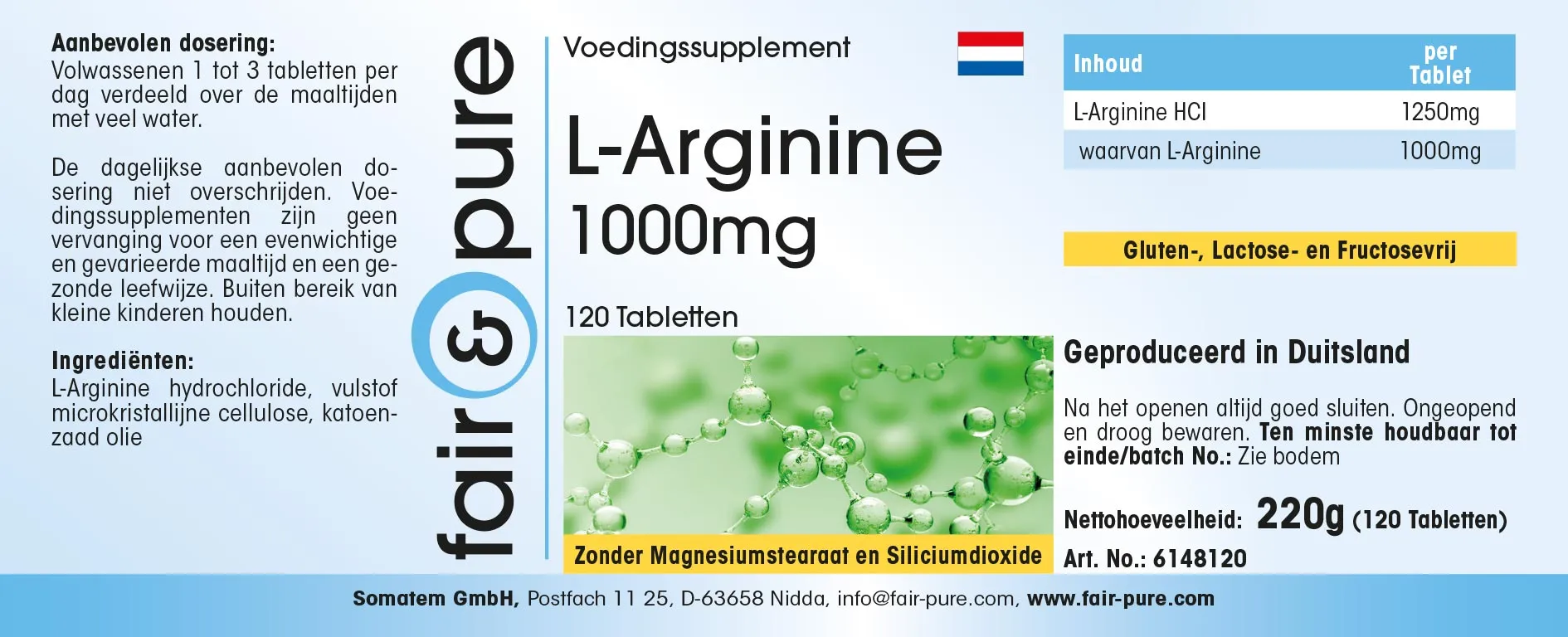 L-Arginin 1000mg