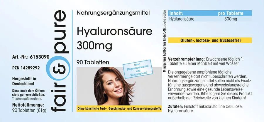 Hyaluronsäure 300mg