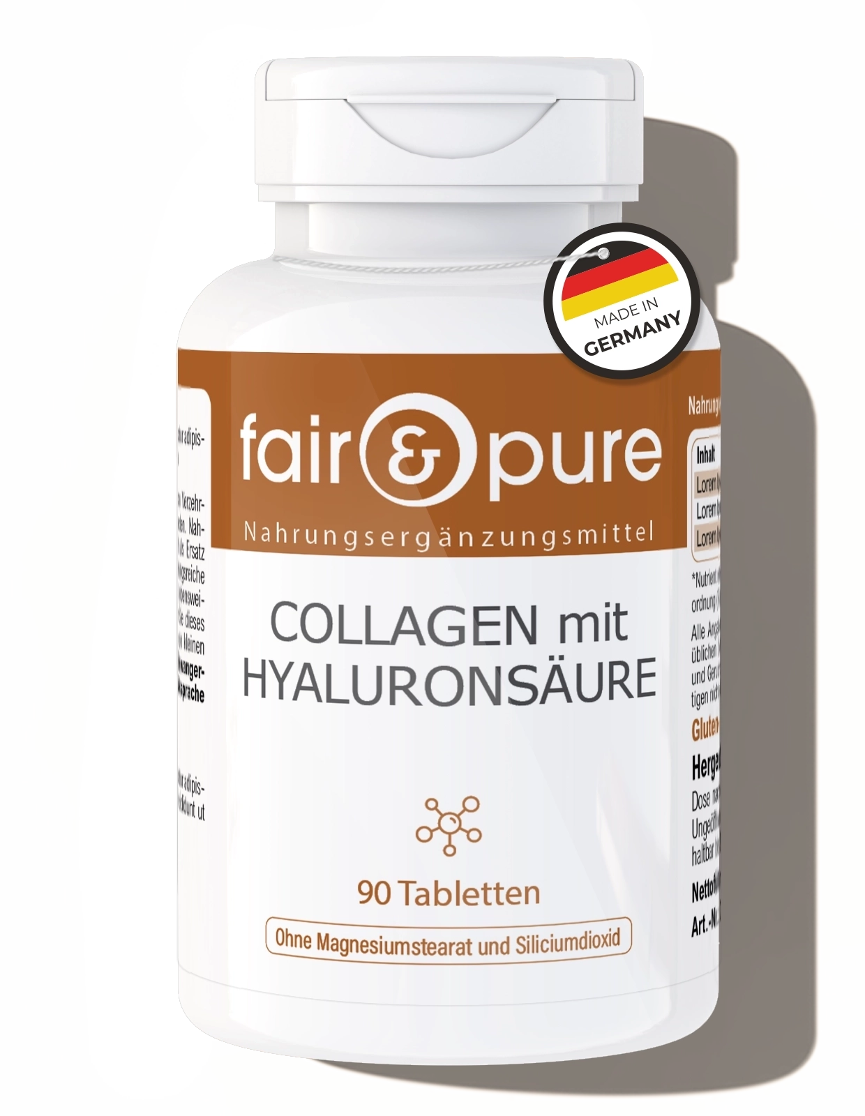 Collagen mit Hyaluronsäure | fair-pure