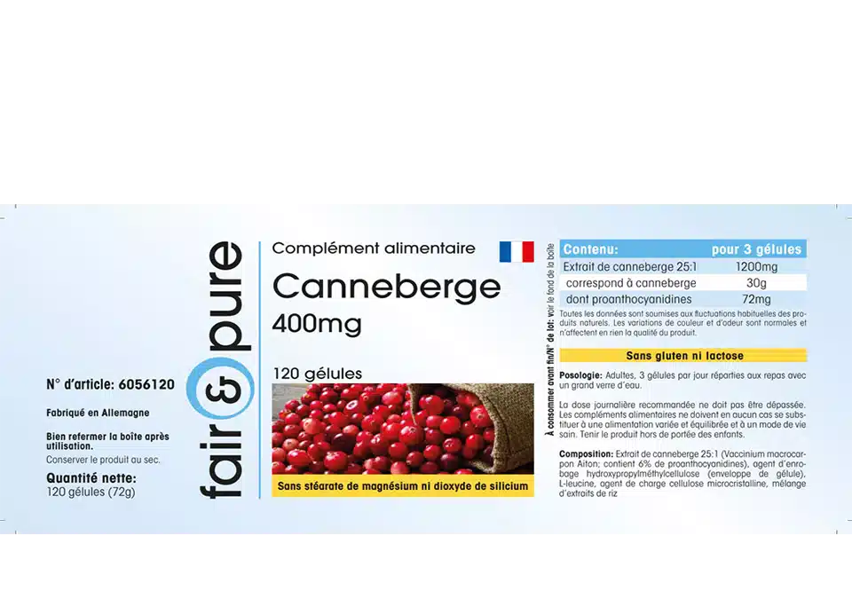 Cranberry capsules