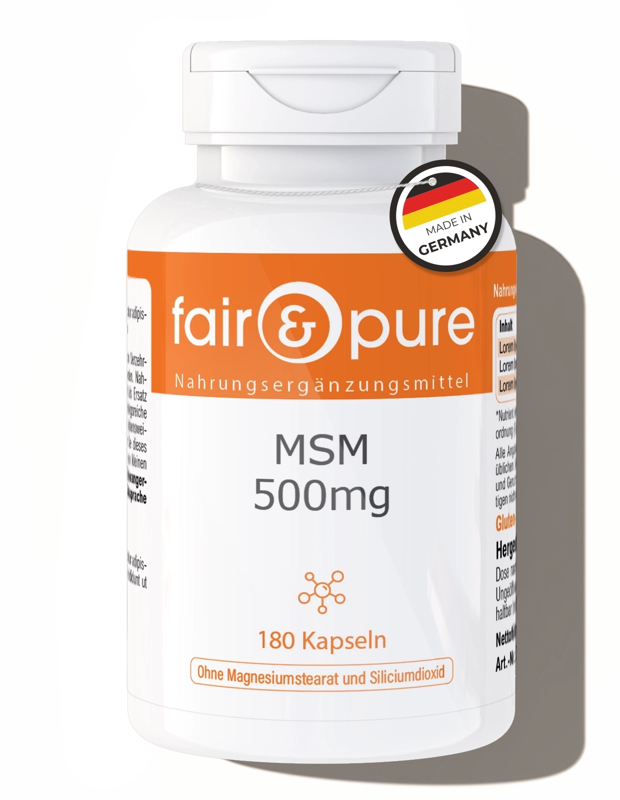 MSM 500mg | fair-pure