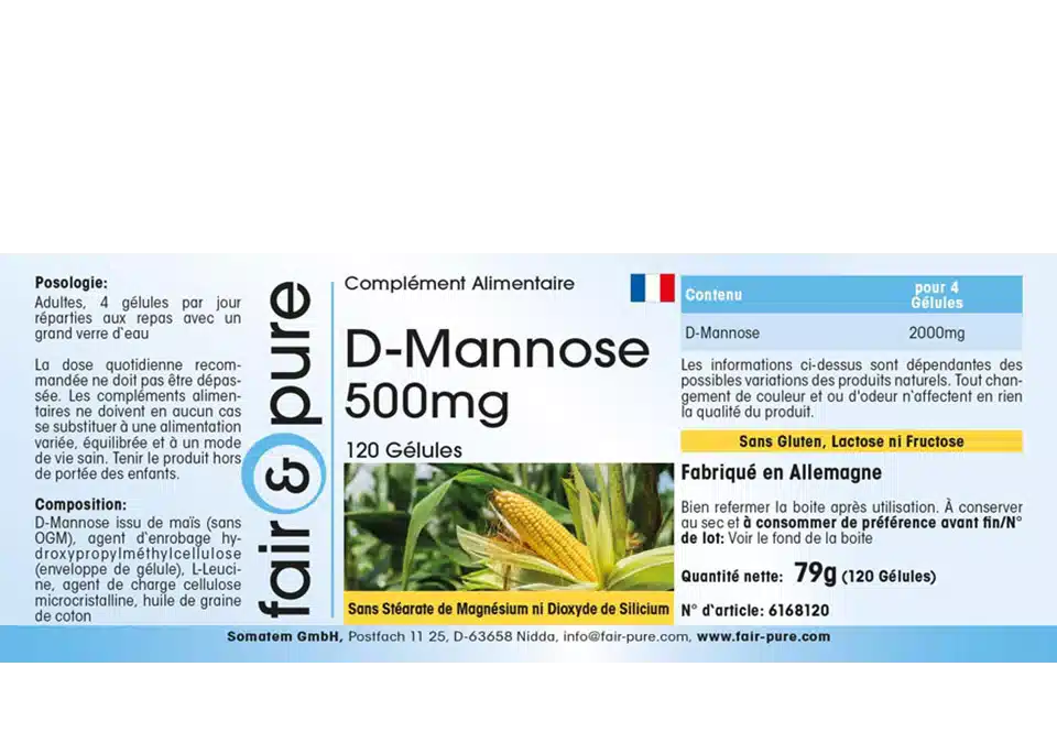 D-Mannose 500mg