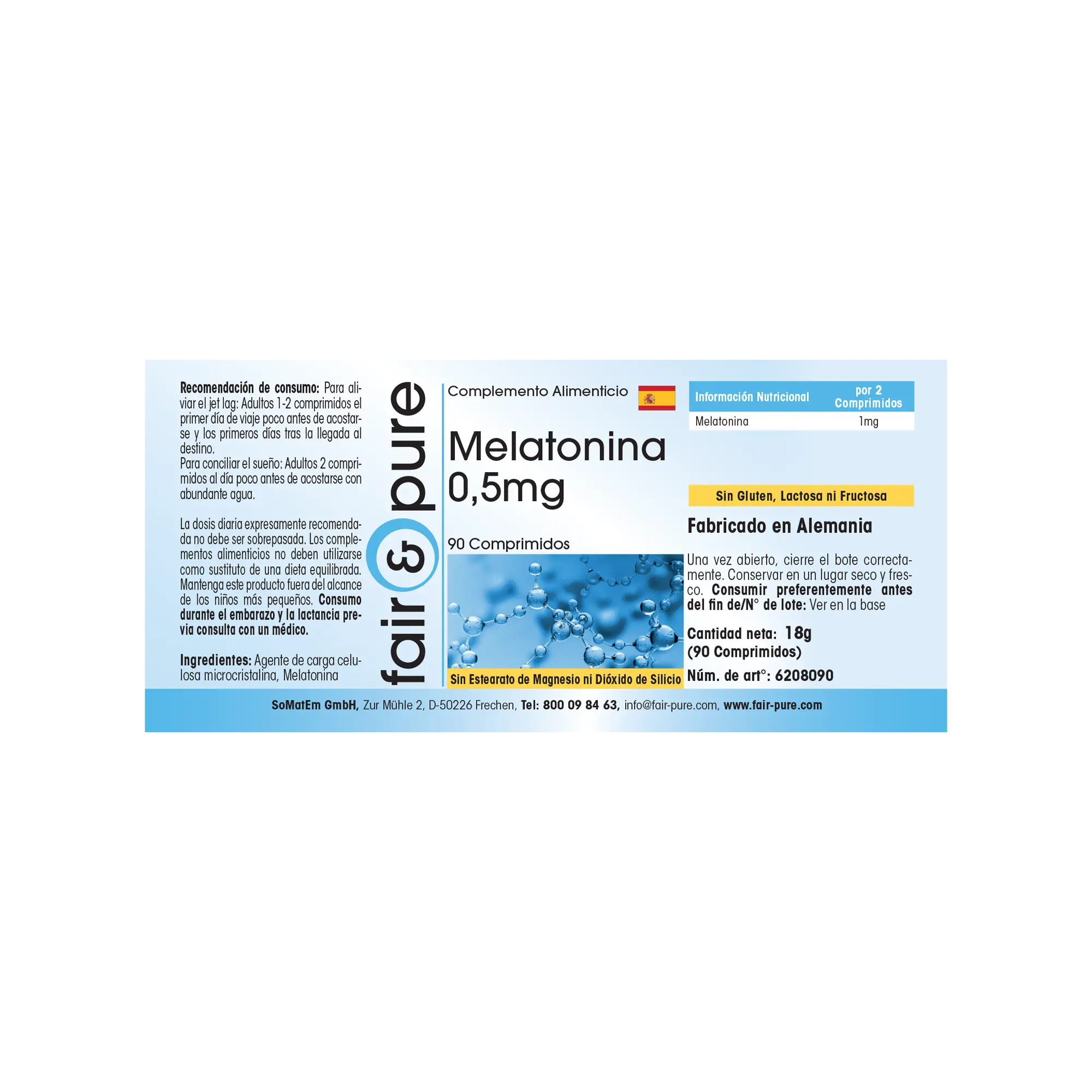 Melatonine 0,5mg