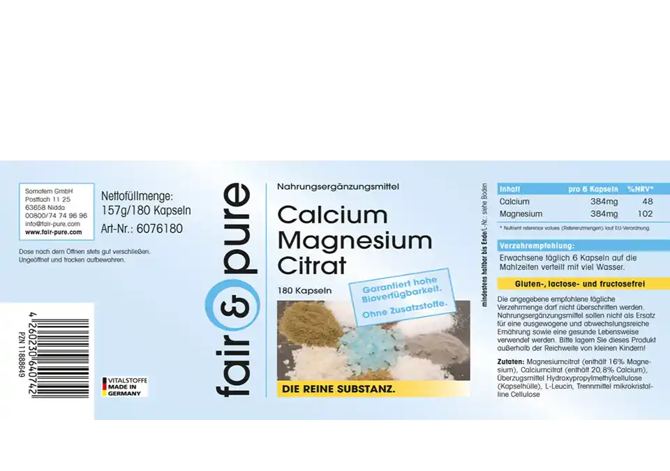 Citrate de Calcium et Magnésium