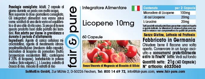 Lycopène 10mg