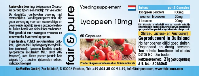 Lycopène 10mg