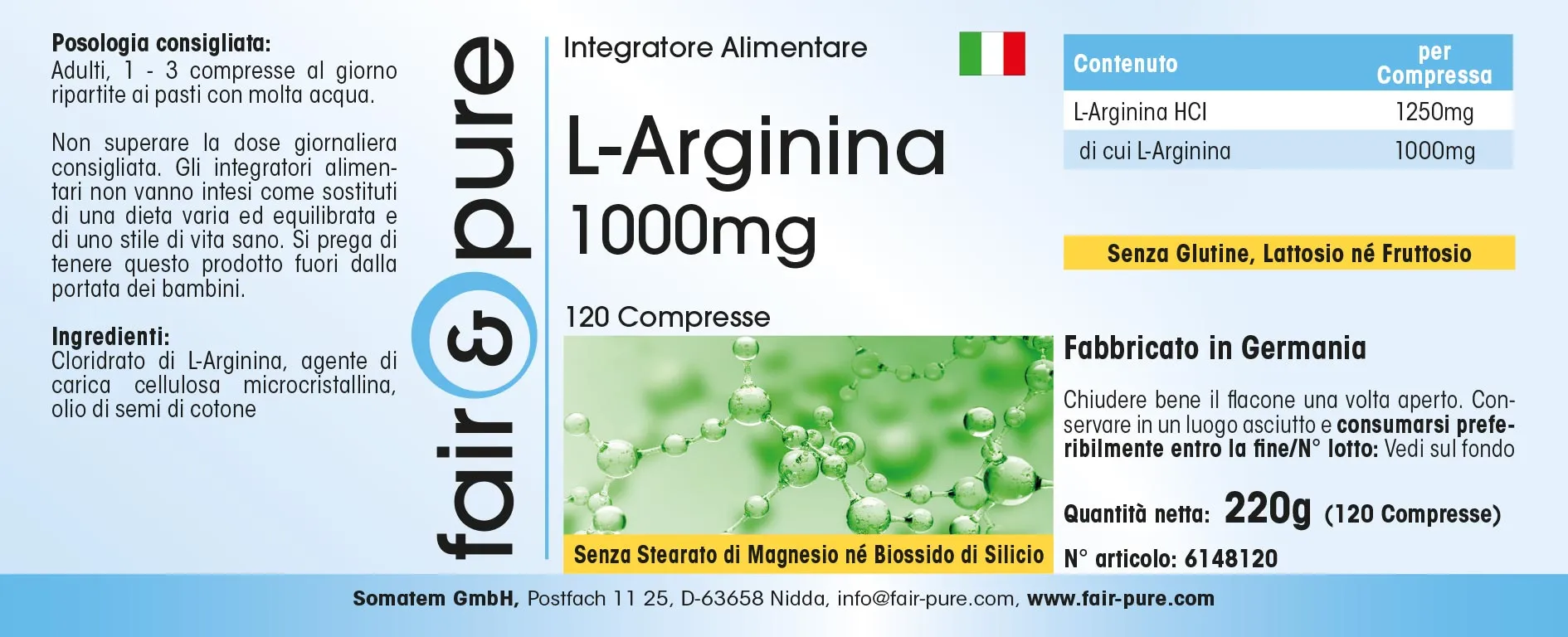 L-Arginina 1000mg