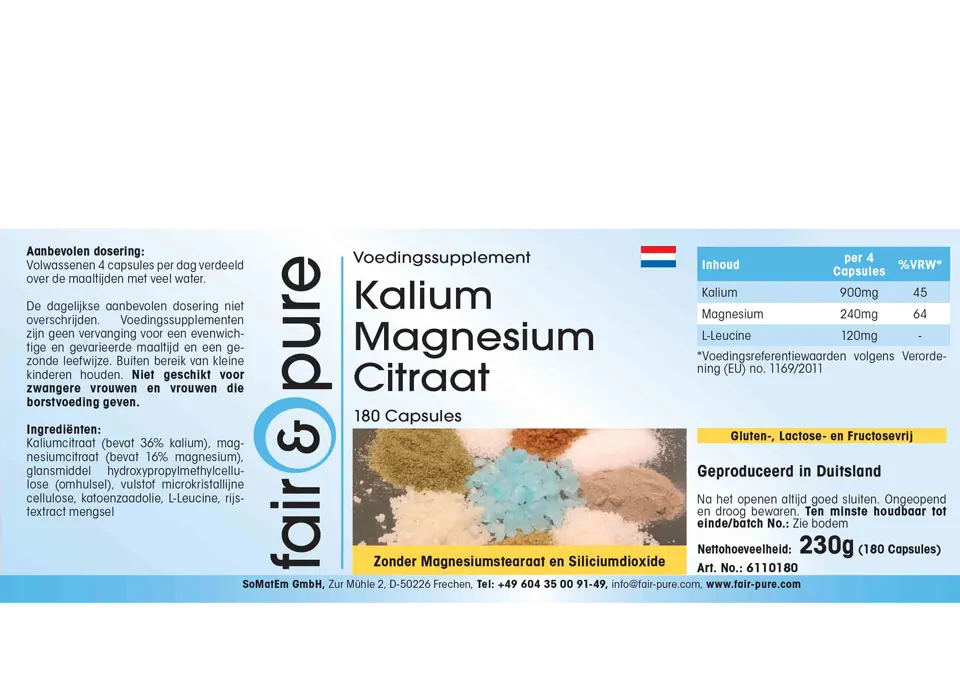 Kalium Magnesium Citraat