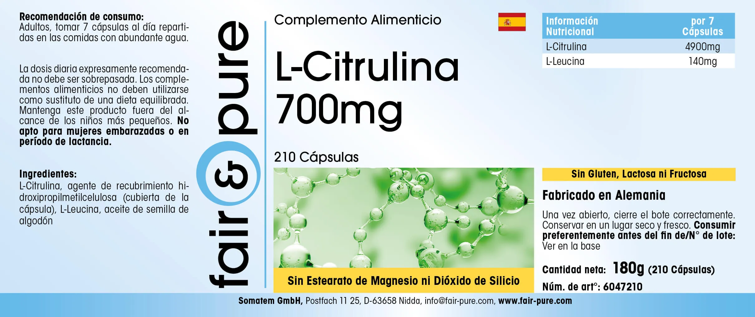 L-Citrullin 700mg