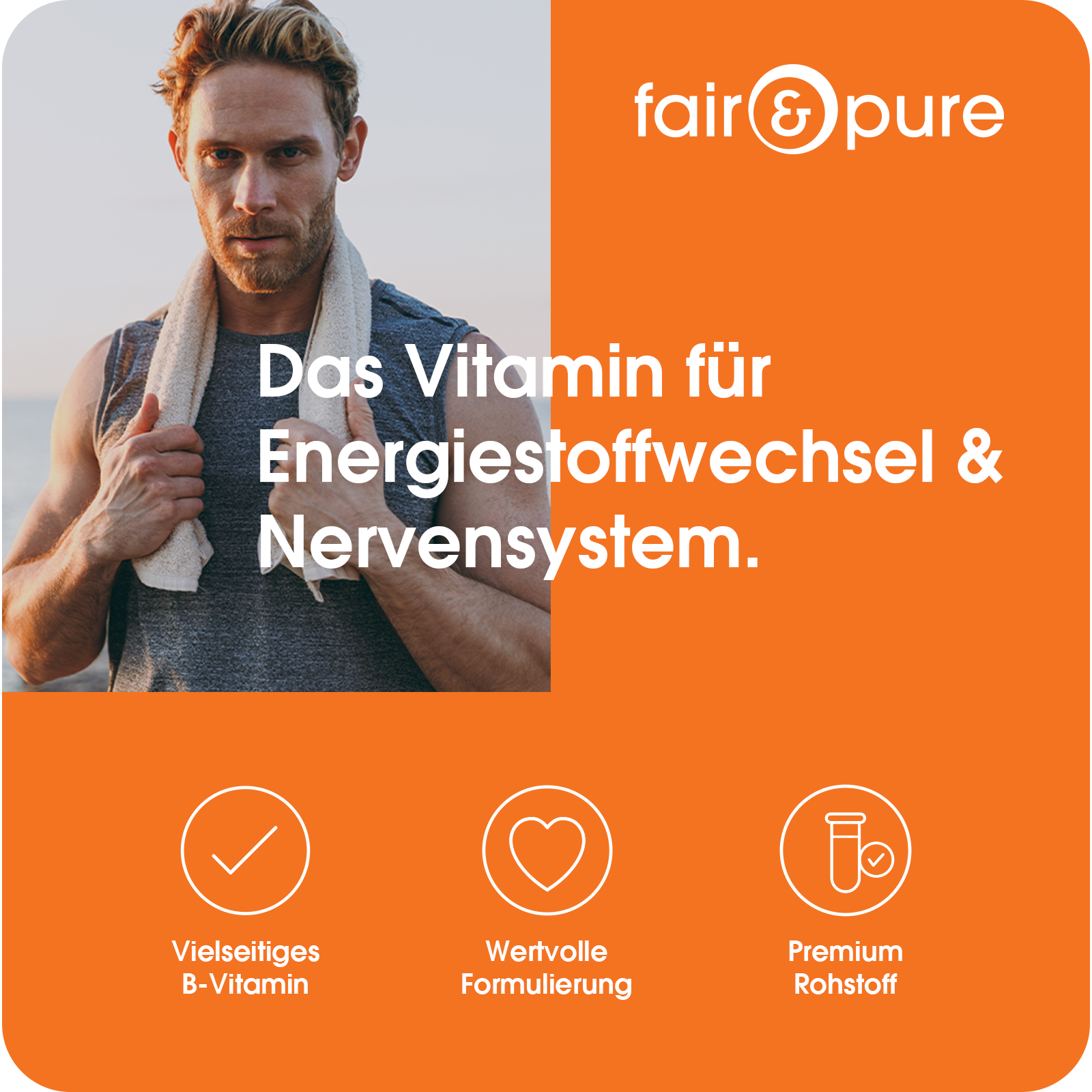 Vitamin B3 Niacin 500mg - 120 Tabletten | fair-pure