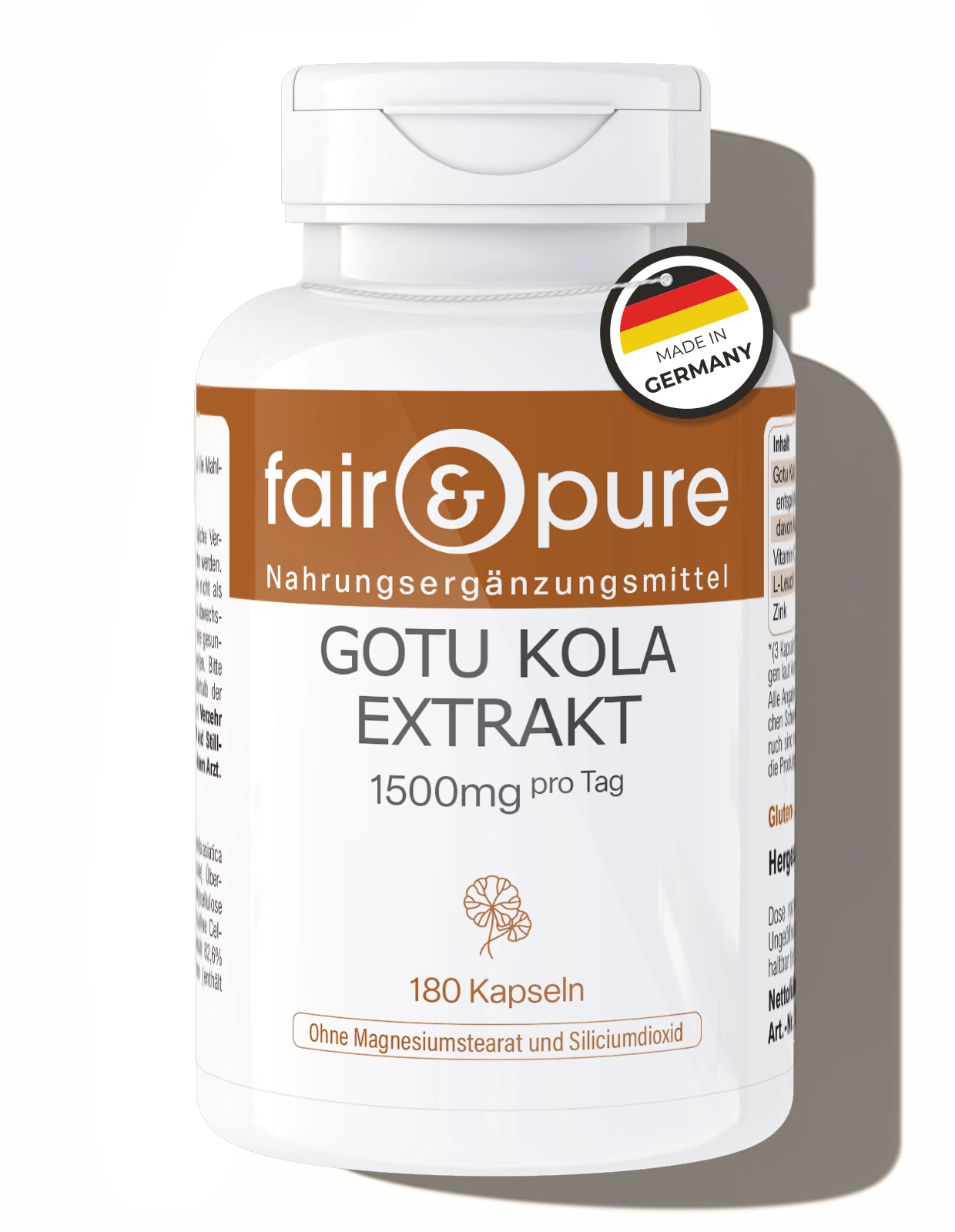 Gotu Kola extract 500mg