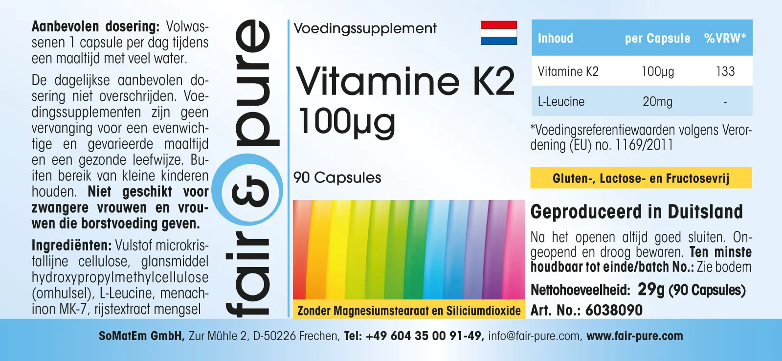 Vitamine K2 100µg