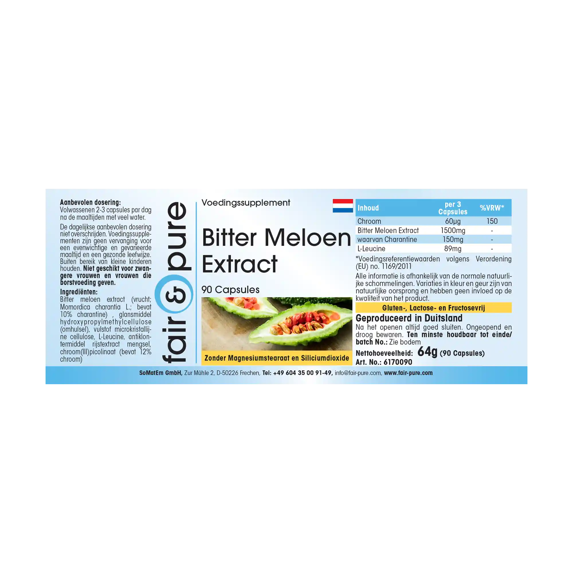 Bitter melon extract + Chromium