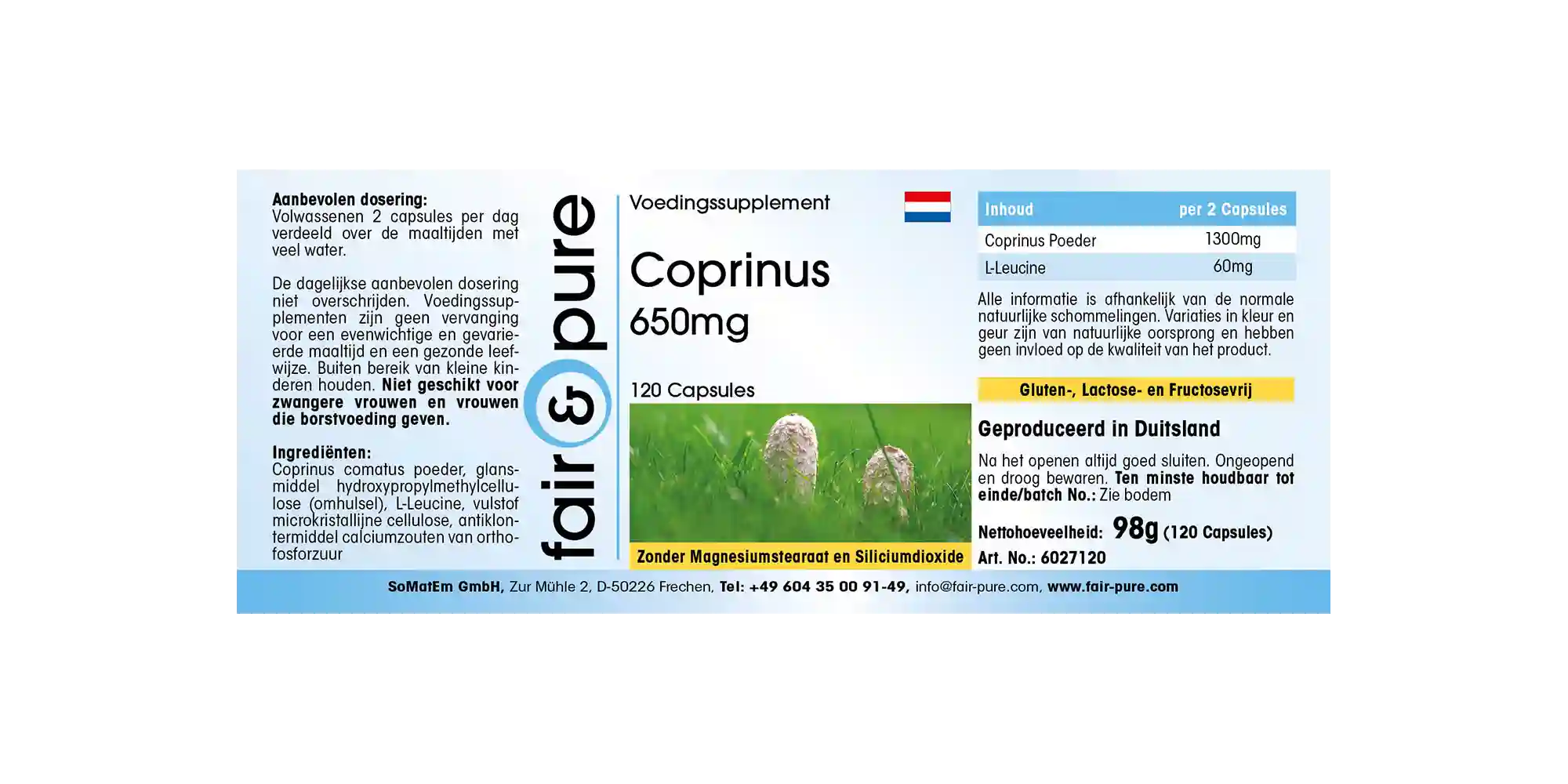 Coprinus 650mg