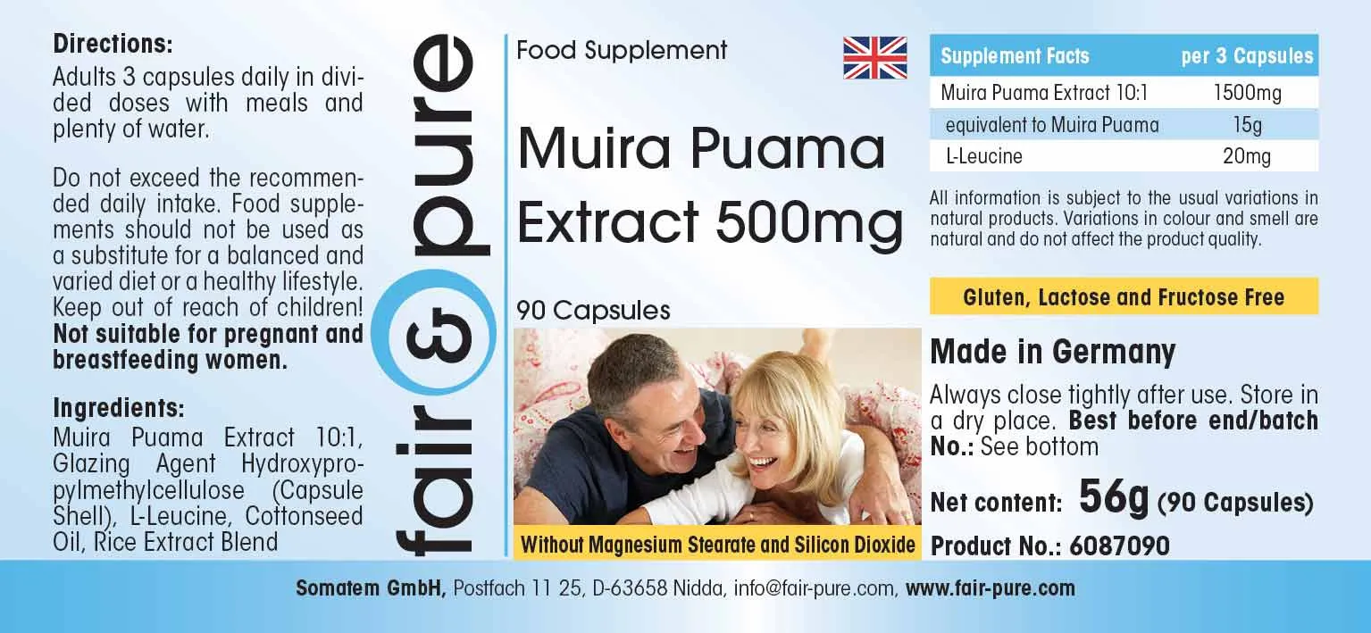 Muira Puama 500mg