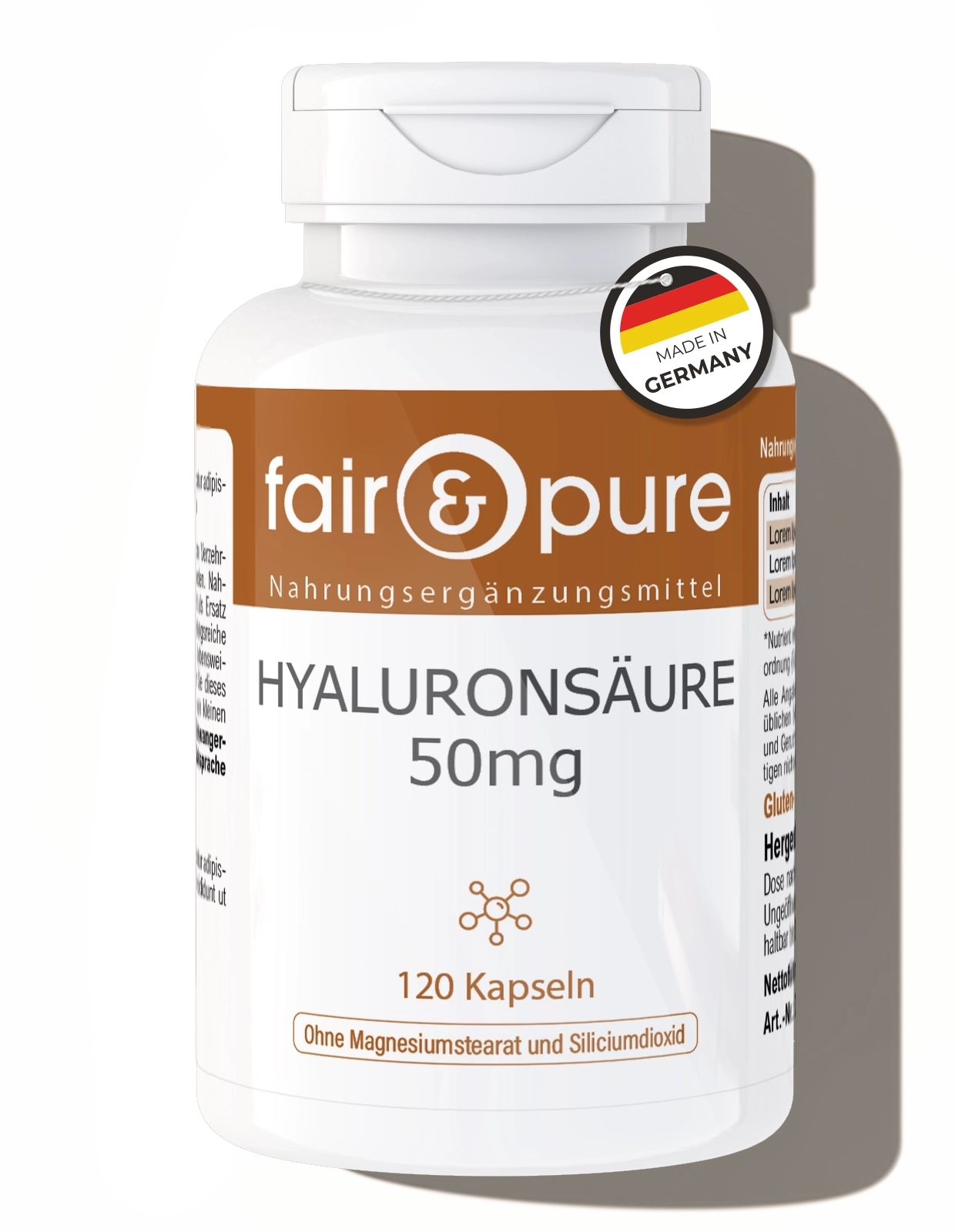 Hyaluronsäure 50mg | fair-pure