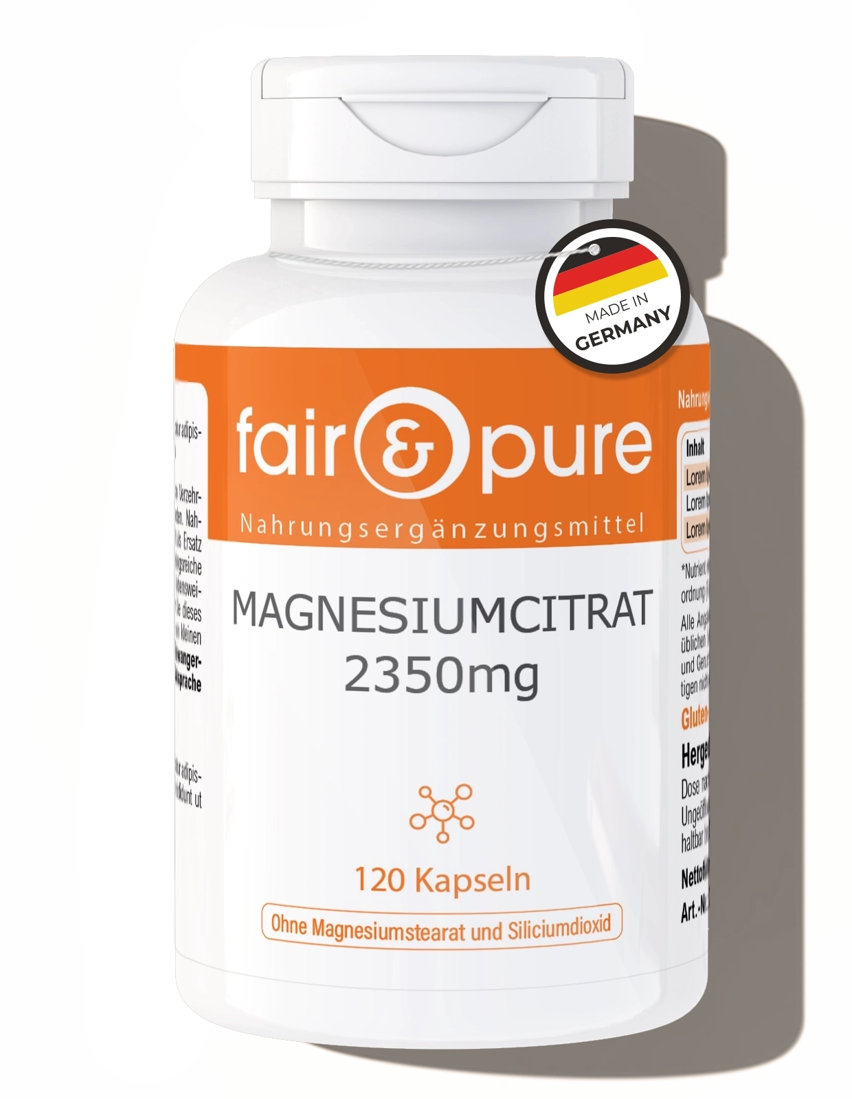 Citrato di Magnesio 2350mg - 120 Capsule