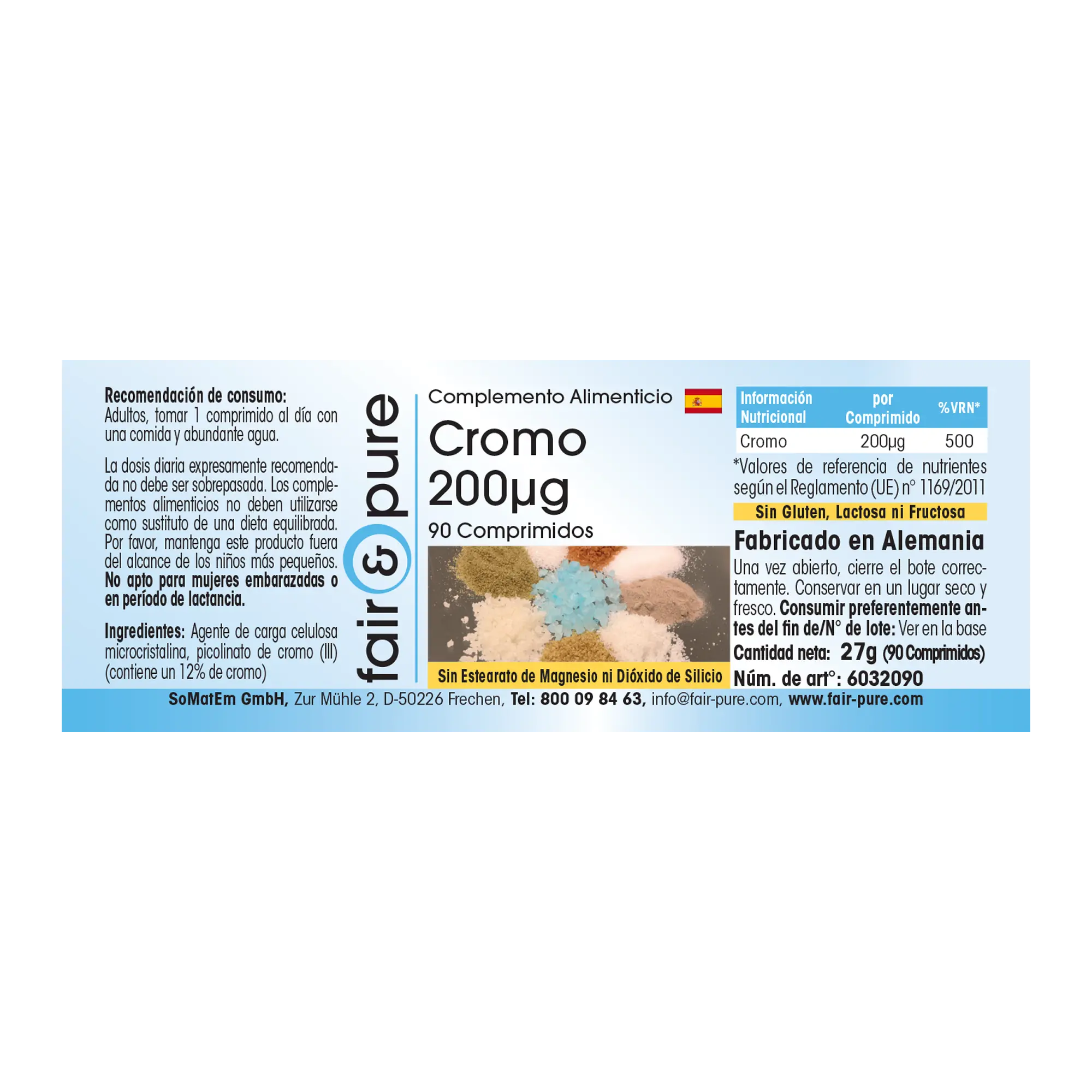 Cromo 200µg