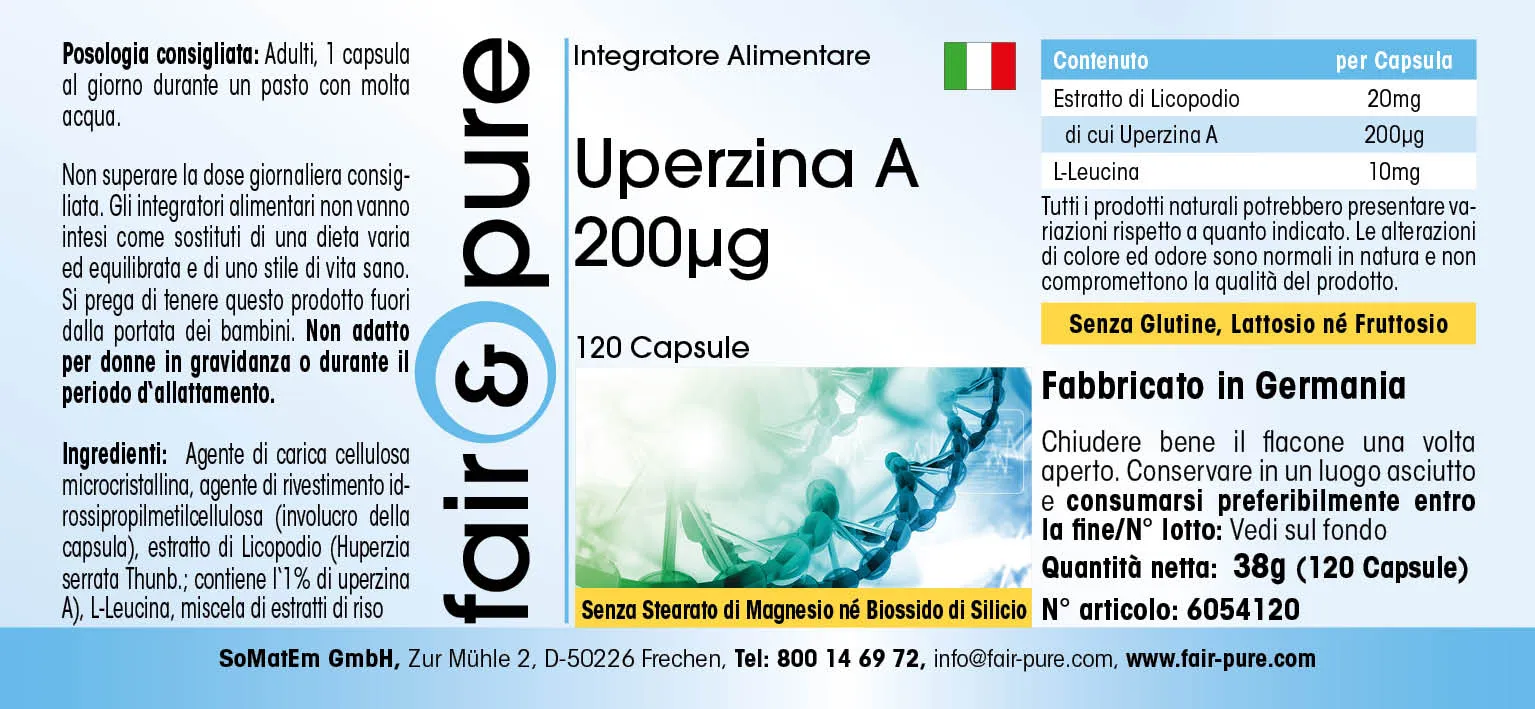 Huperzine A 200µg