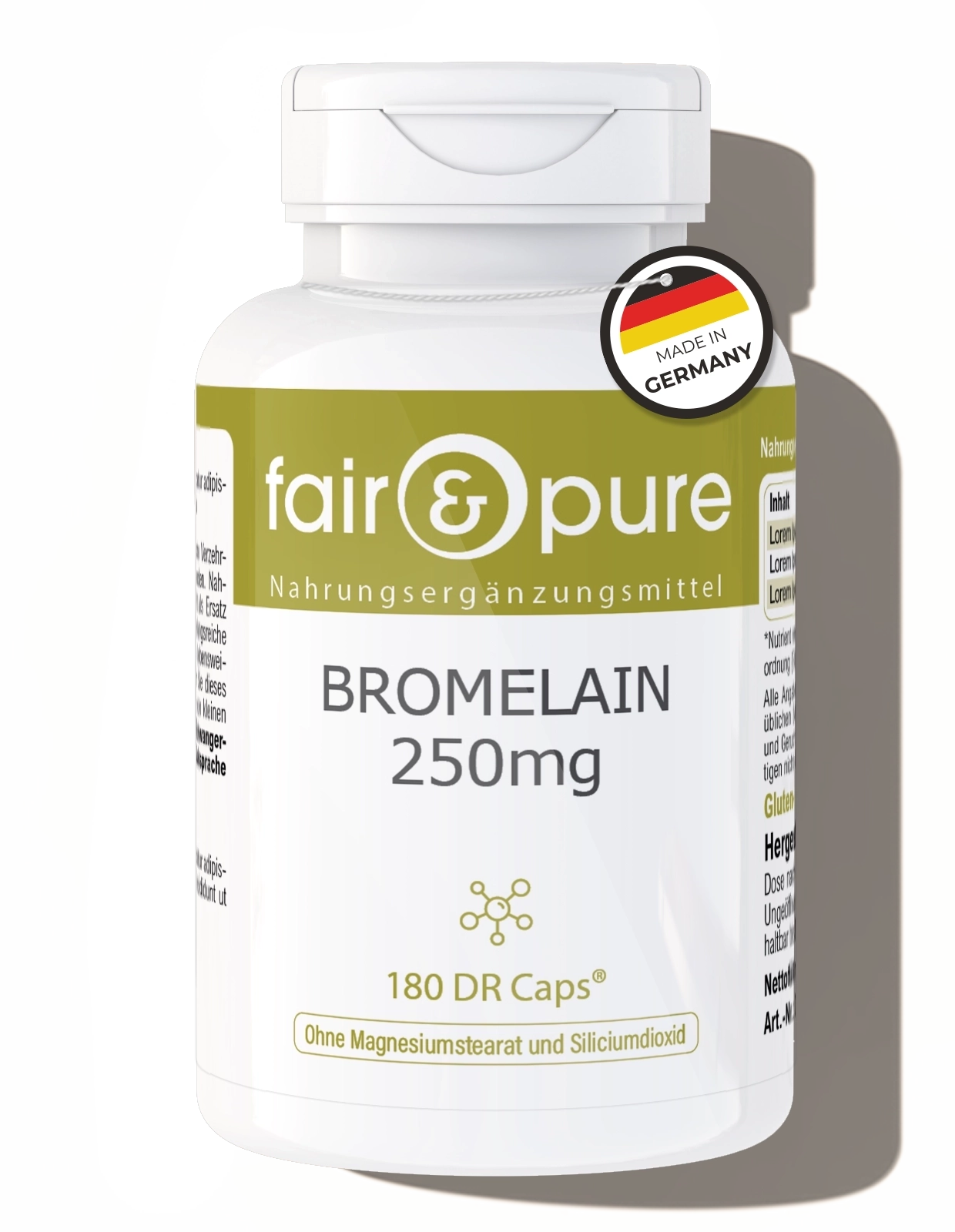Bromelina 250mg Bromelina 250mg