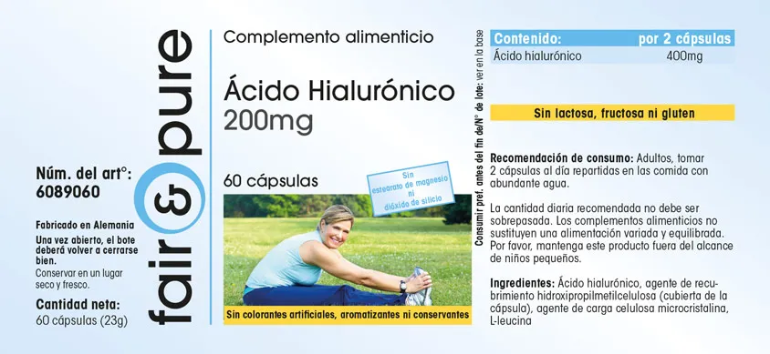 Acide hyaluronique 200mg