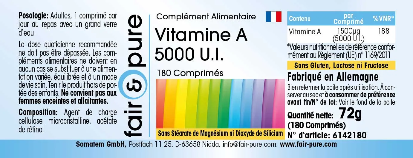 Vitamin A 5000 I.U.