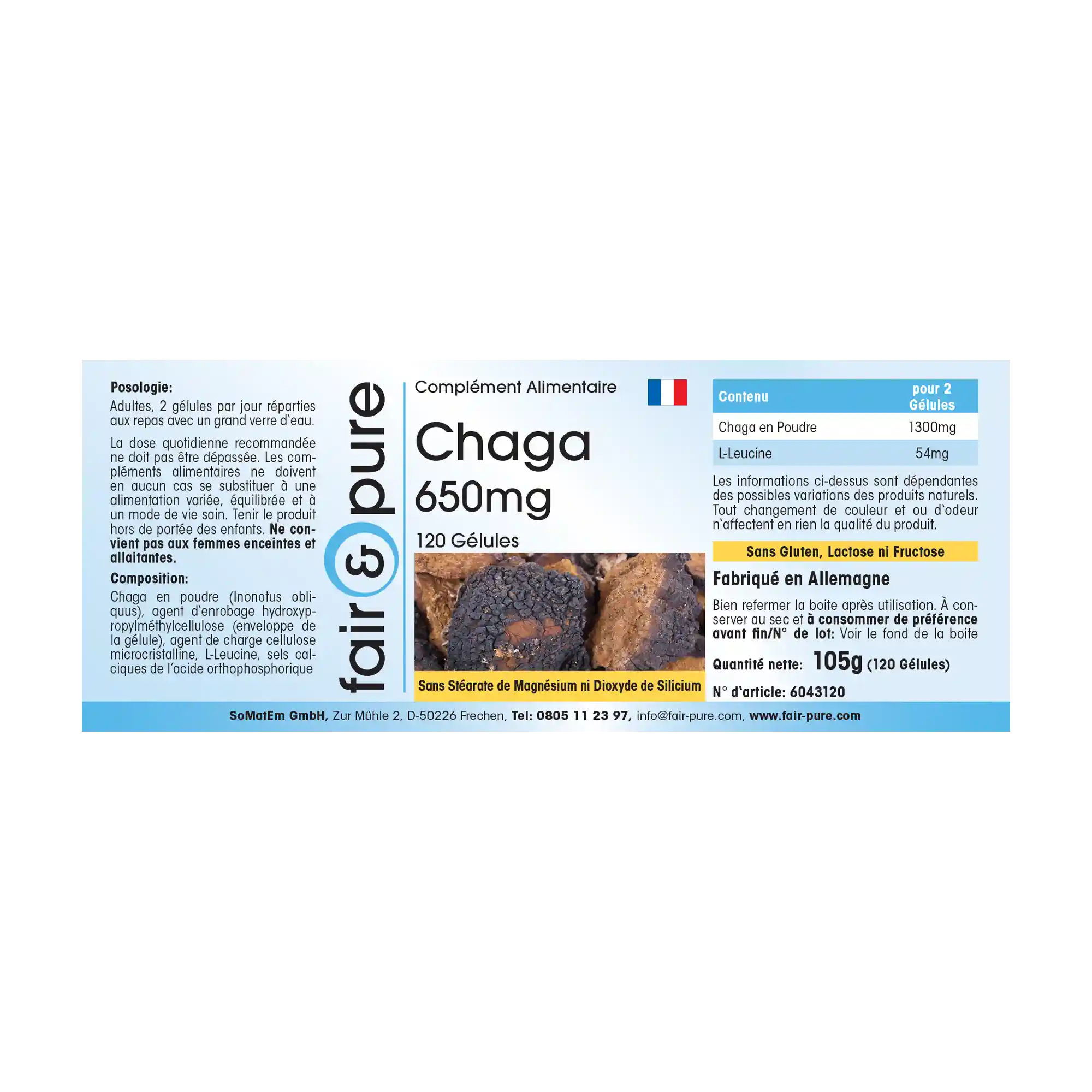 Chaga 650mg