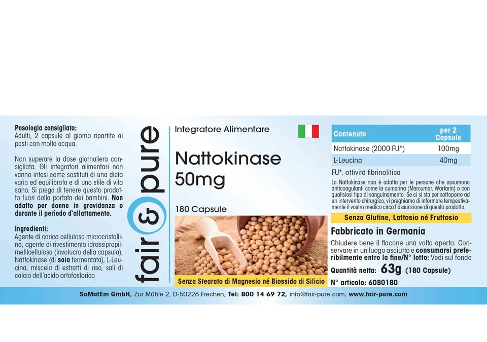 Nattokinase 50mg