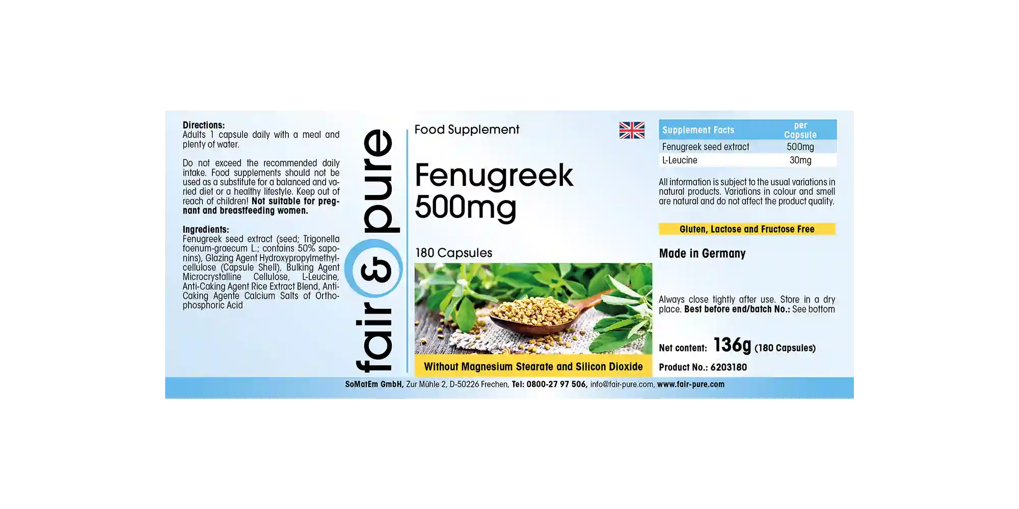 Fenegriek 500mg