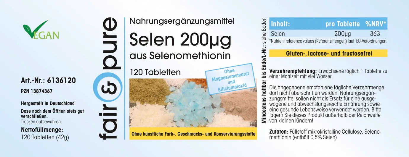 Sélénium 200µg