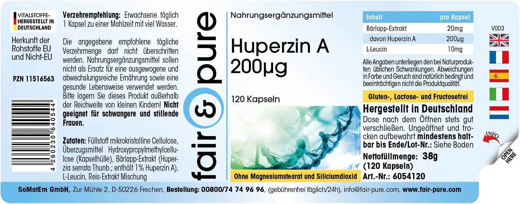 Huperzina A 200µg