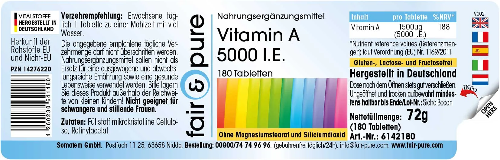 Vitamine A 5000 I.E. 