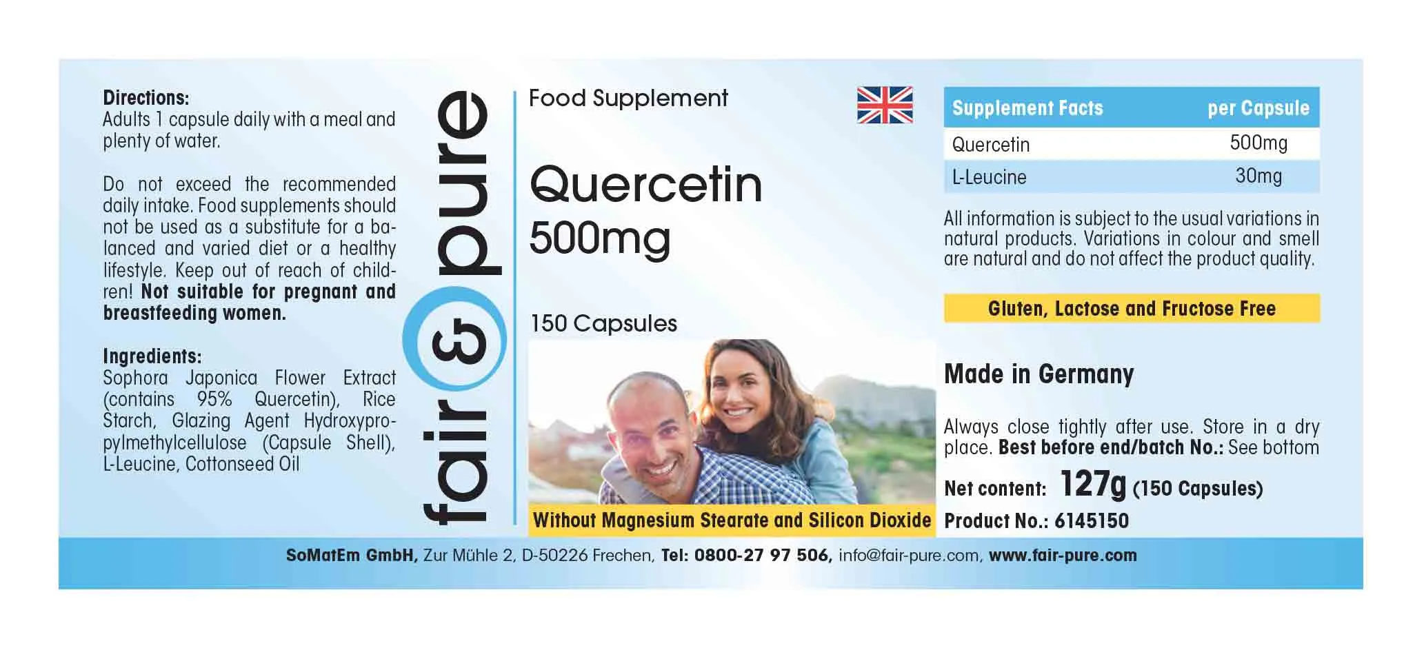 Quercetine 500mg