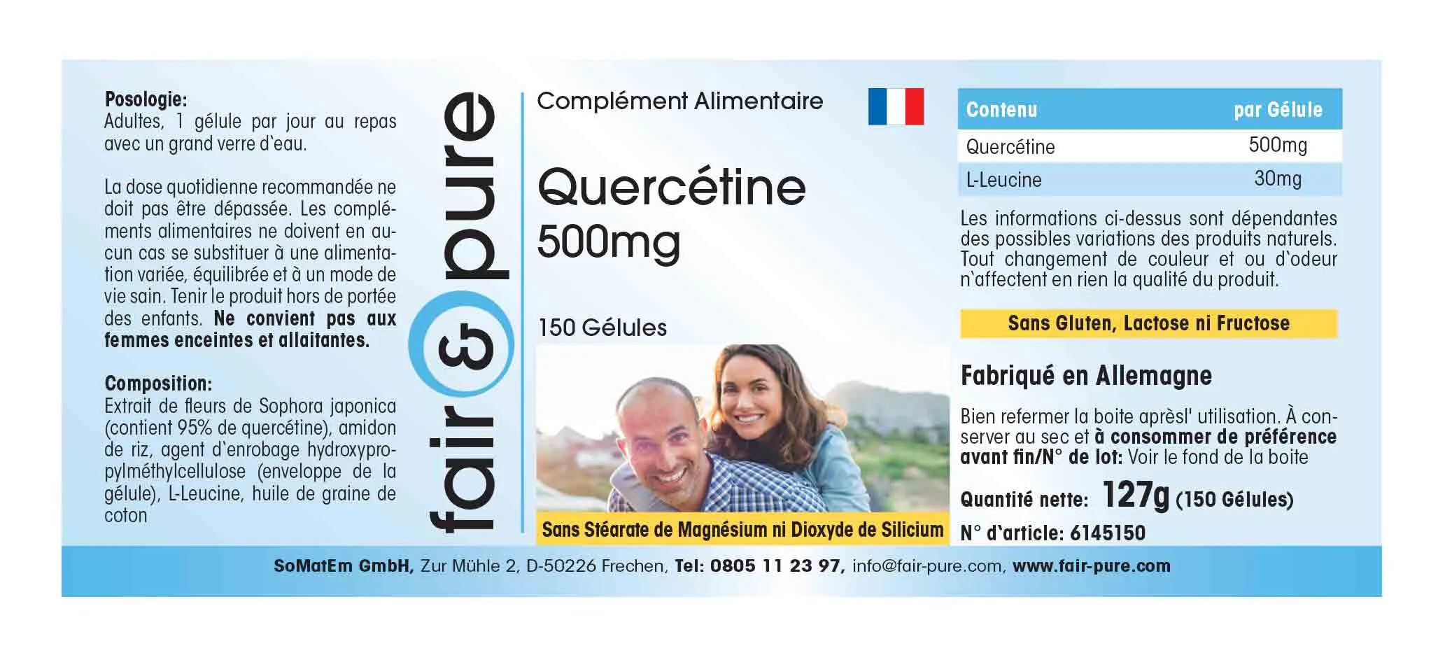 Quercetina 500mg