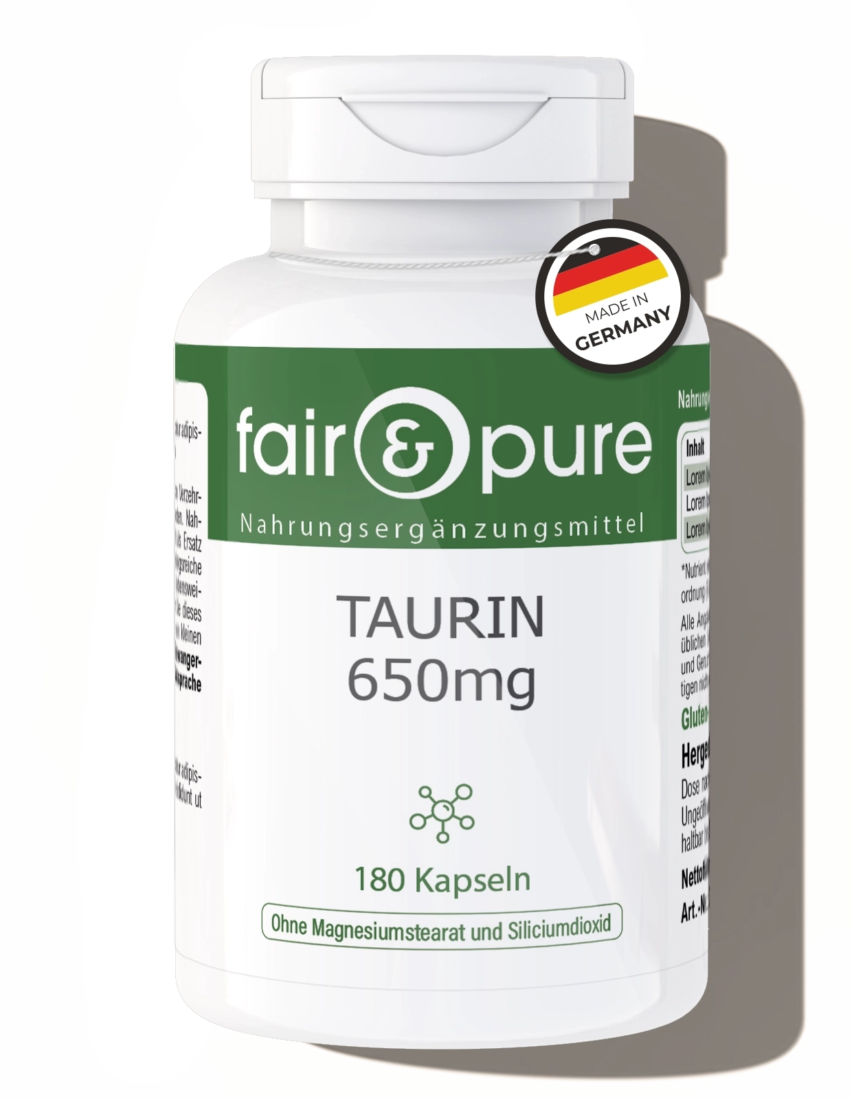 Taurine 650mg