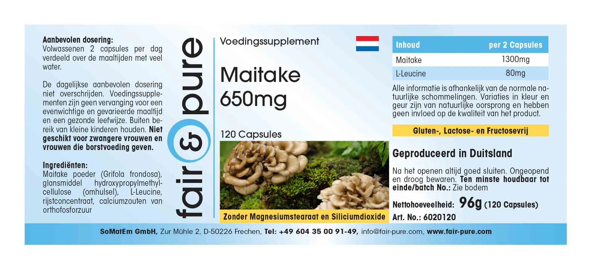 Maitake 650mg