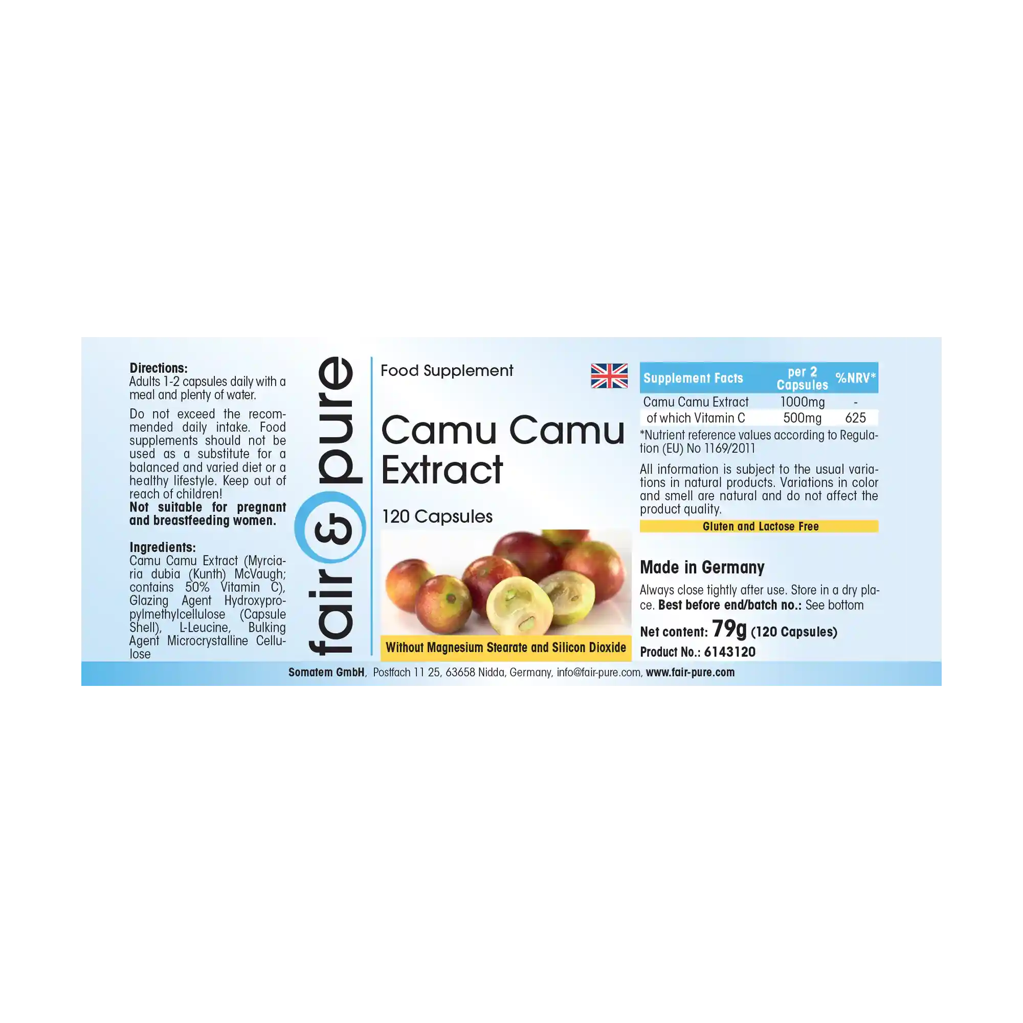 Camu Camu extract 500mg