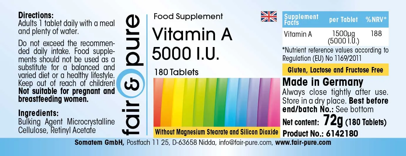 Vitamine A 5000 I.E. 