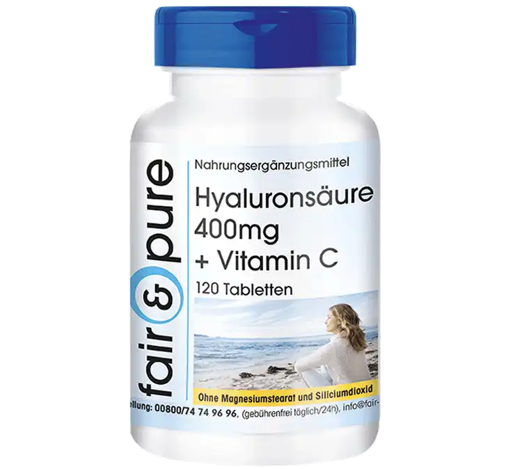 Hyaluronzuur 400mg + Vitamine C