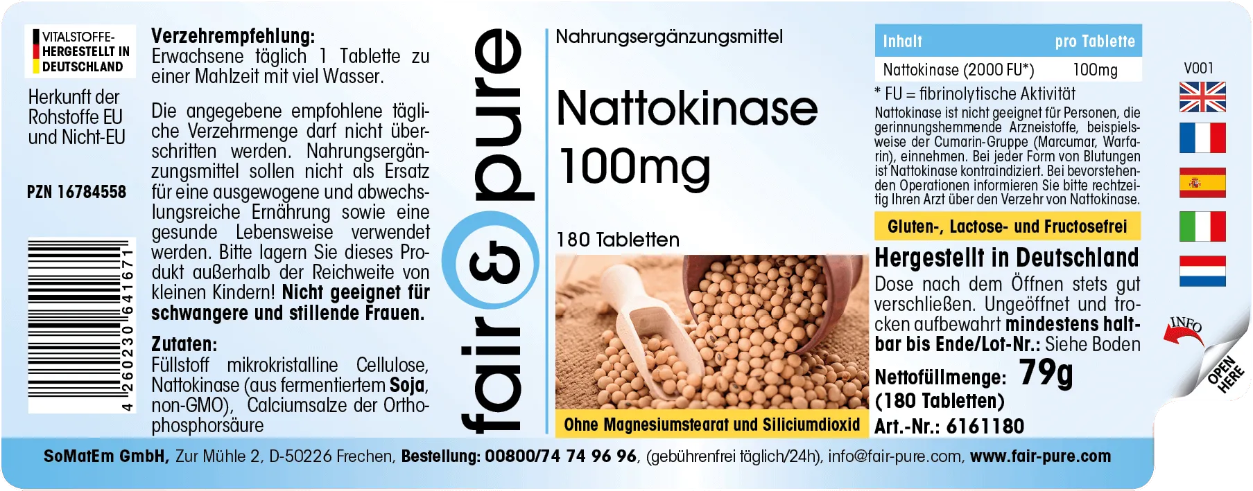 Nattokinase 100mg