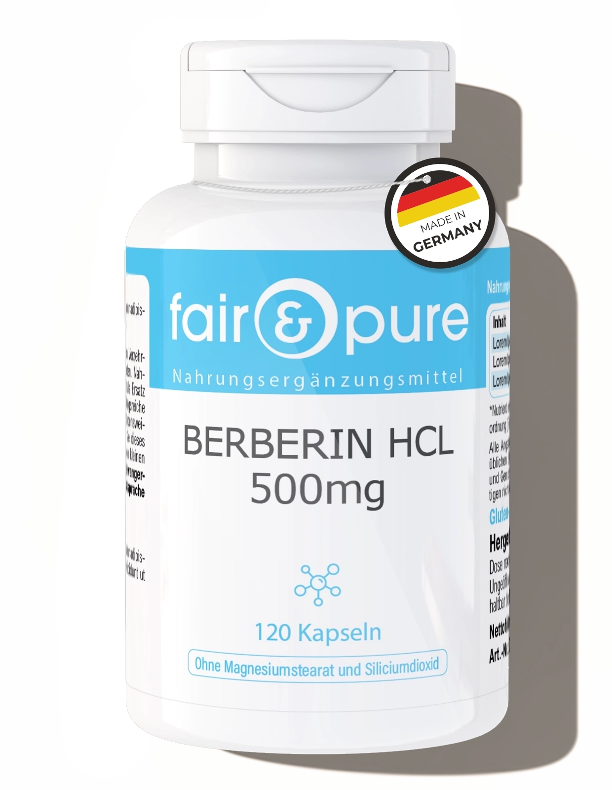 Berberina HCl 500mg