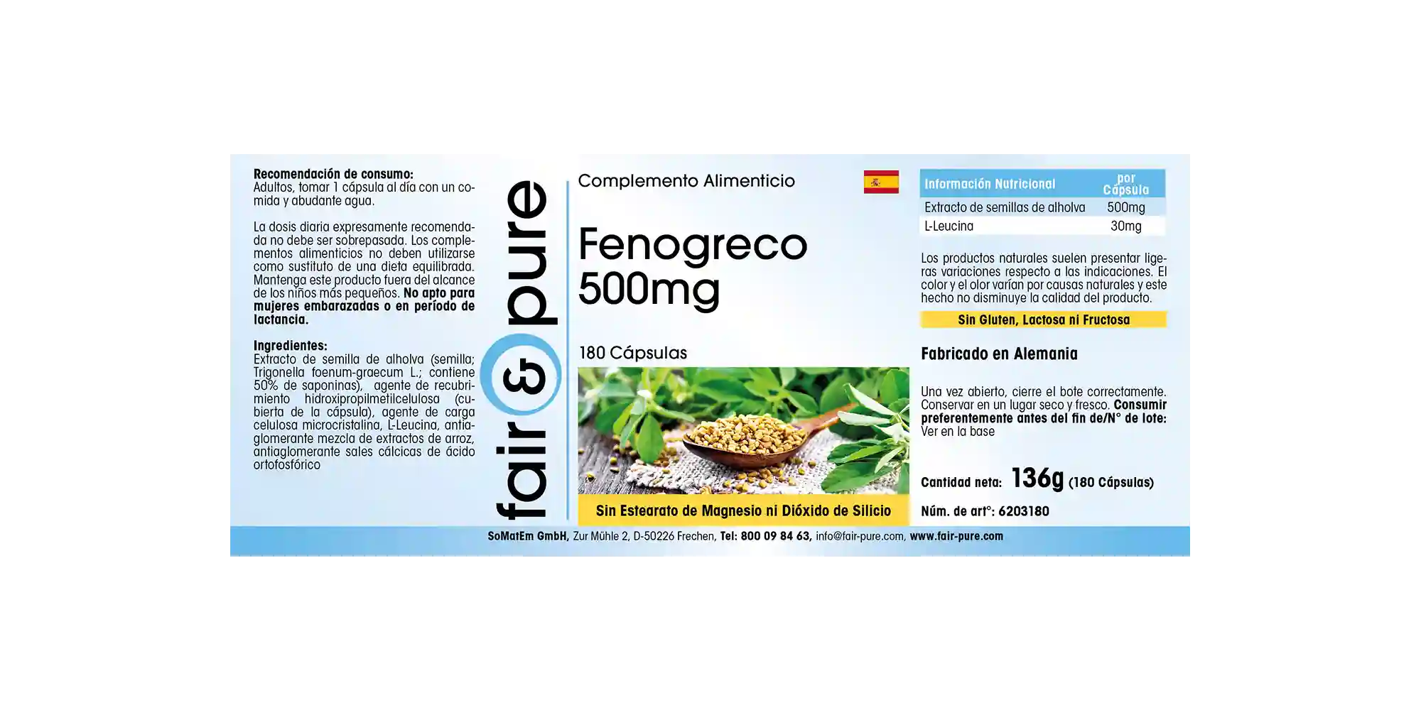 Fenugreek 500mg