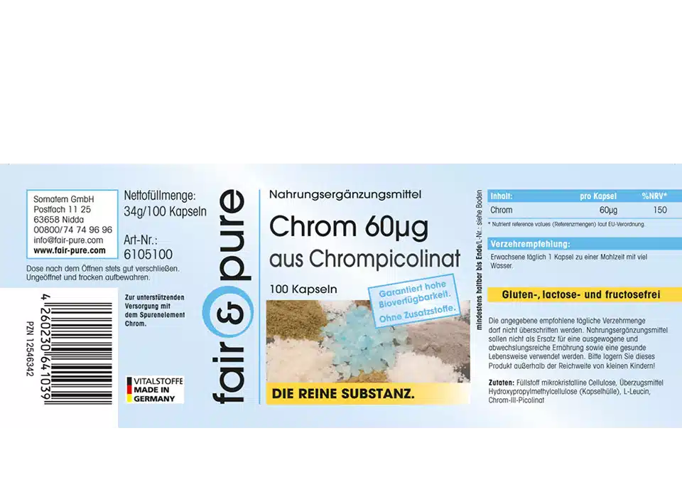 Chromium 60µg