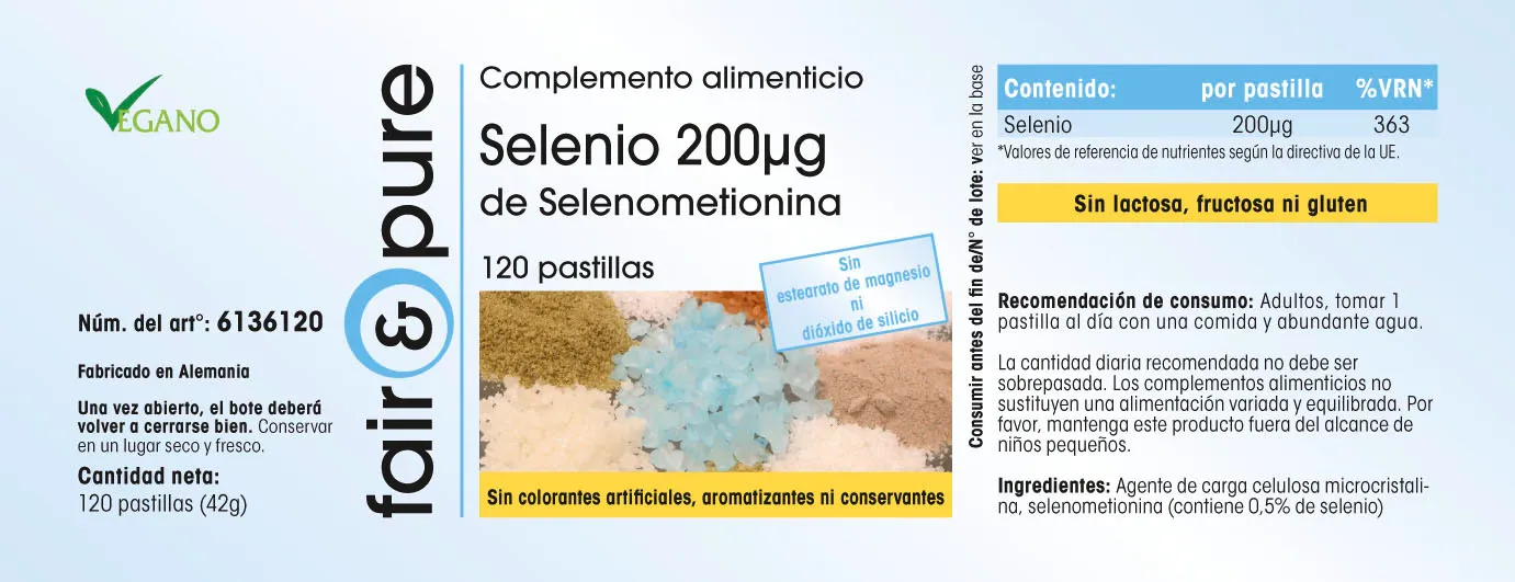 Selenio 200µg