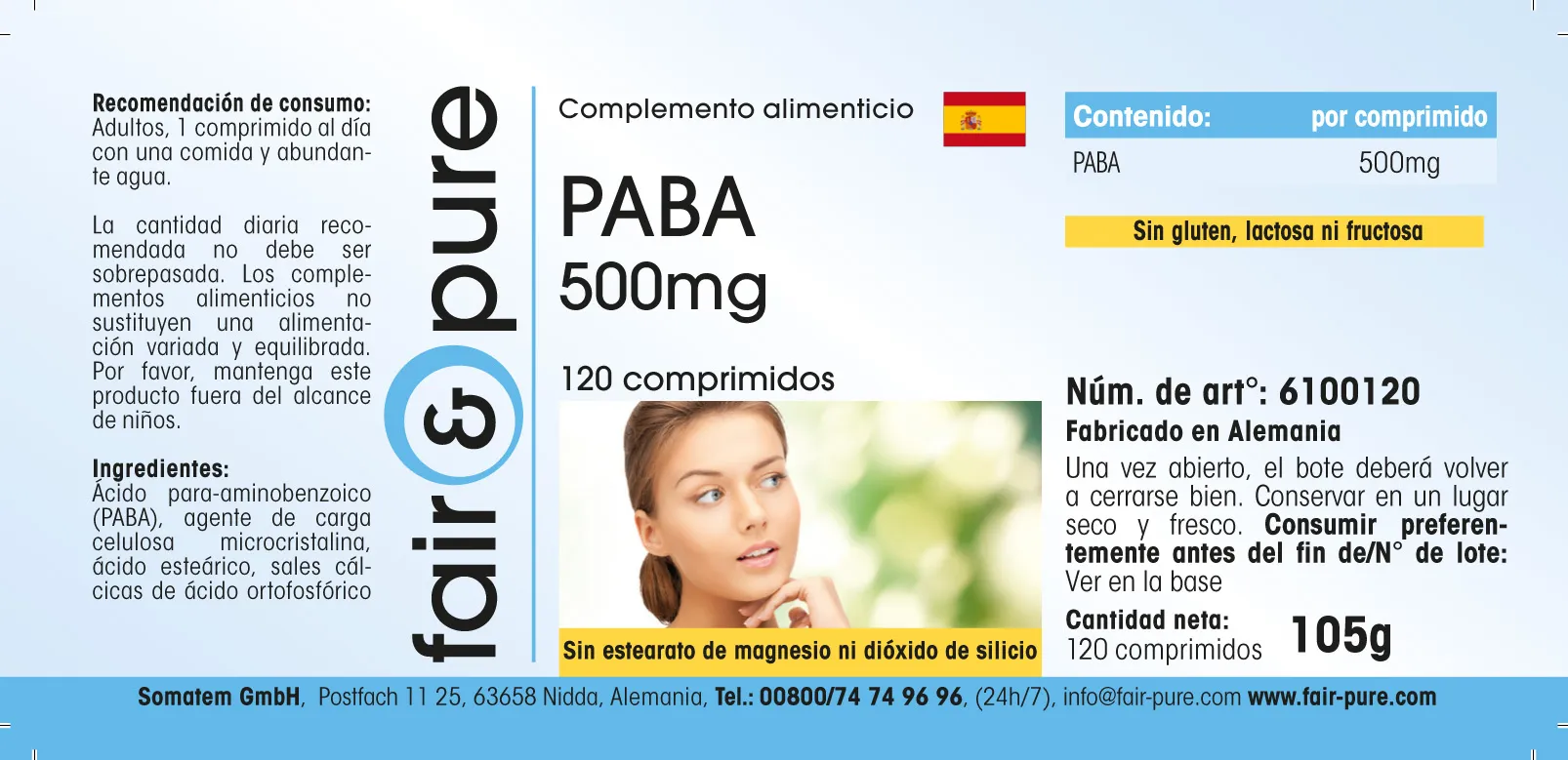 PABA 500mg