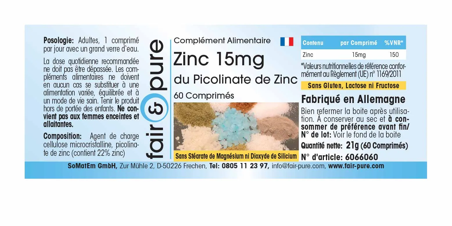 Zinc 15mg