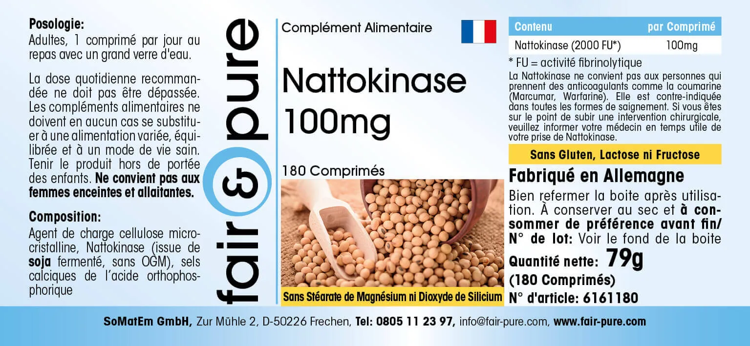 Nattokinase 100mg