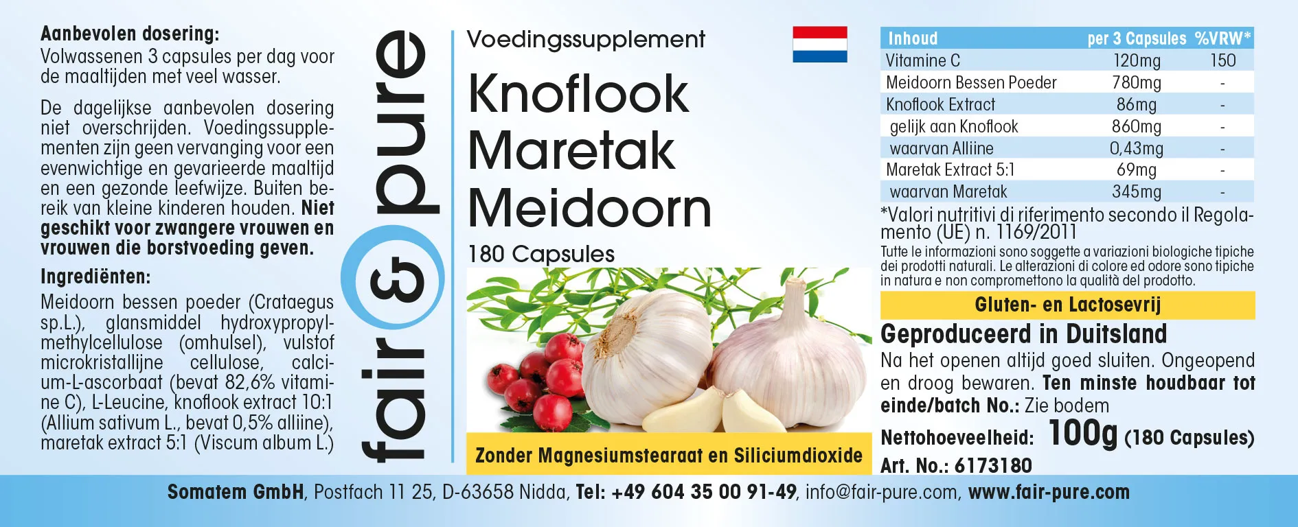 Knoblauch Mistel Weißdorn