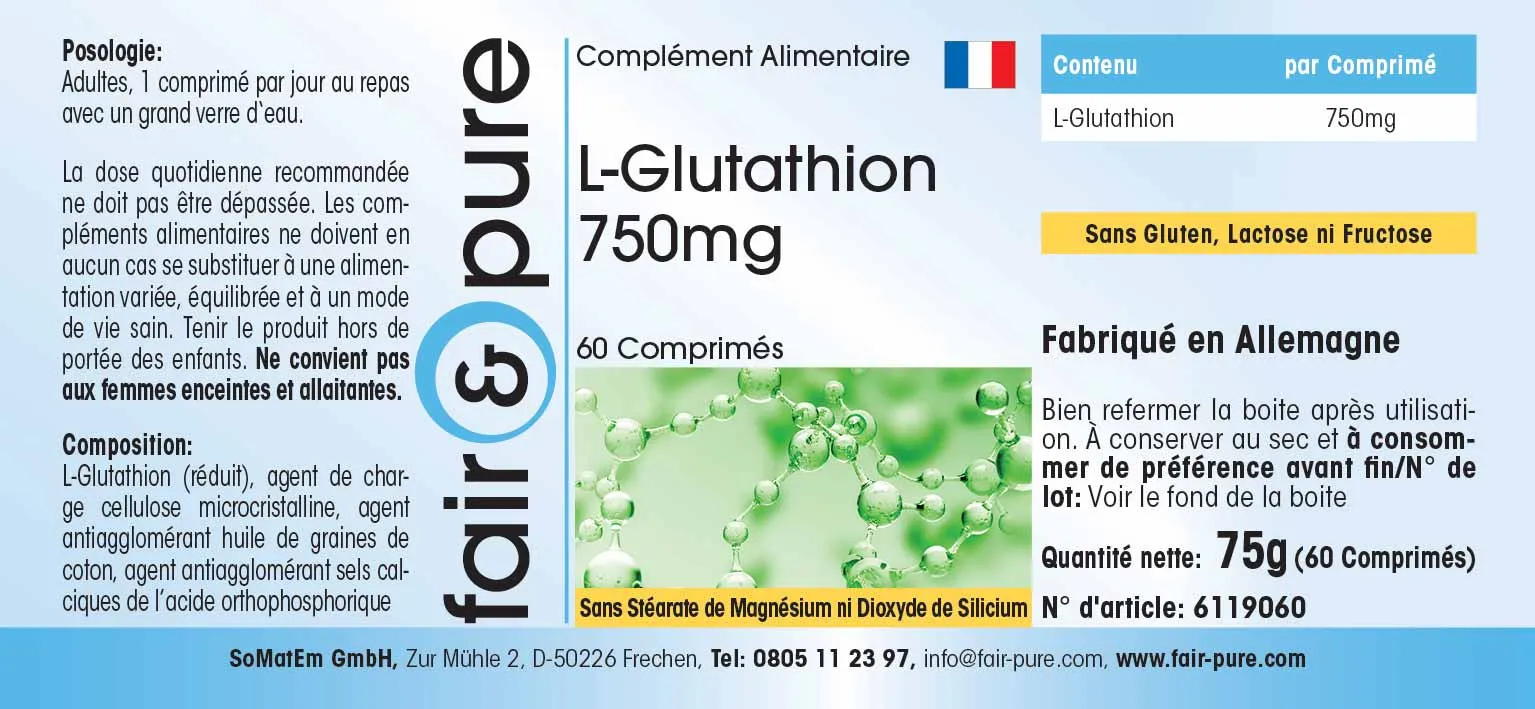 L-Glutathion 750mg
